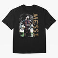 Messi Pop Art Portrait Oversized T-Shirt Capture FIFA World Cup 2026 Group Stage for Fans of Haaland and England and Germany, Bringing Football Passion, Legendary Performances, Festival Vibes and Supporter Community; Made for Die Hard Supporters,