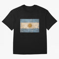 Vintage Argentina Flag Soccer Fan Design Classic T-Shirt Mark FIFA World Cup 2026 USA Canada Mexico with Mbappe, Brazil Energy, Sports Nostalgia, International Competition, Famous Players and Unforgettable Victories; Great for Watch Parties, Sports