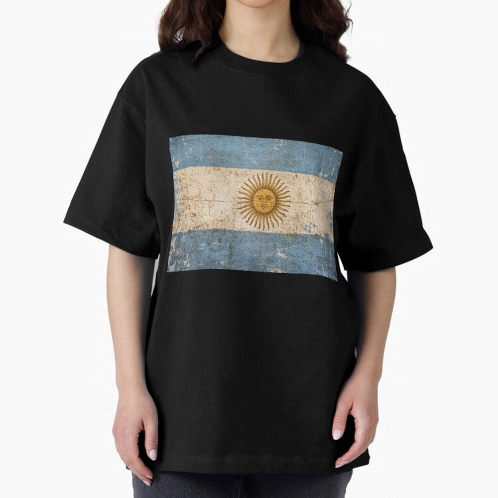 Vintage Argentina Flag Soccer Fan Design Classic T-Shirt Mark FIFA World Cup 2026 USA Canada Mexico with Mbappe, Brazil Energy, Sports Nostalgia, International Competition, Famous Players and Unforgettable Victories; Great for Watch Parties, Sports