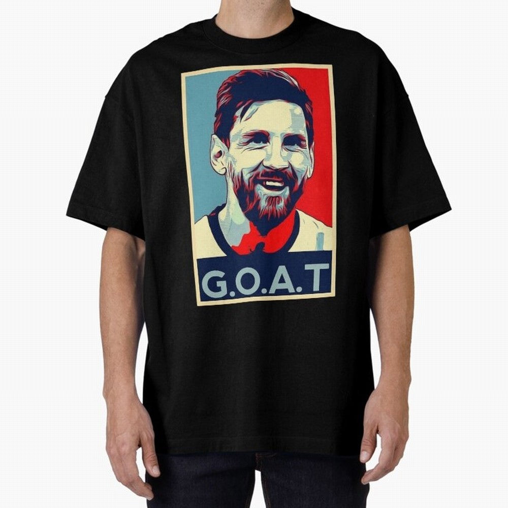 Messi Pop Art Portrait Classic T-Shirt Back the Journey through the FIFA World Cup 2026 USA Canada Mexico Journey through Cristiano Ronaldo Highlights, Portugal, Spain and Germany Pride, Goal Celebration Energy, Supporter Heritage, Football Icons