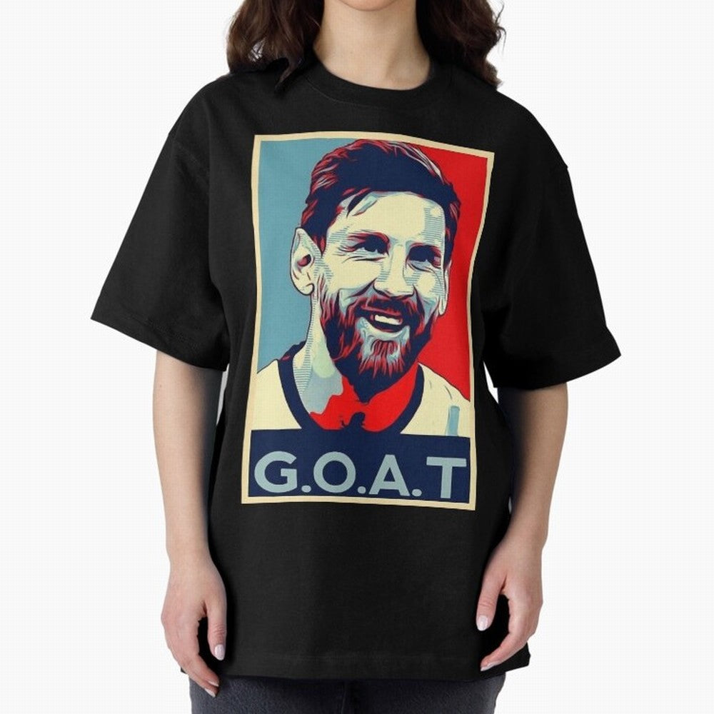 Messi Pop Art Portrait Classic T-Shirt Back the Journey through the FIFA World Cup 2026 USA Canada Mexico Journey through Cristiano Ronaldo Highlights, Portugal, Spain and Germany Pride, Goal Celebration Energy, Supporter Heritage, Football Icons