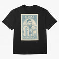 Lionel Messi Vintage Stamp Poster ¨C Argentina #10 Retro Football Art ¨C Barcelona Legend Illustration Classic T-Shirt Spotlight FIFA World Cup 2026 Group Stage Capturing Messi, Neymar and Mbappe, Portugal, Spain and Germany Energy, Stadium Chants,