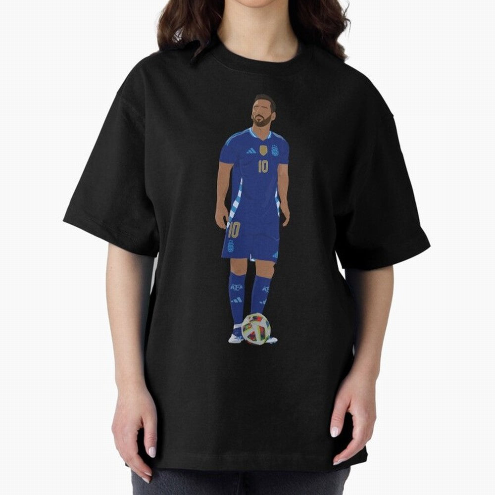 Leo Messi Classic T-Shirt Honor Football Greatness during Global Football Passion for FIFA World Cup 2026, Highlighting Cristiano Ronaldo, Haaland and CR7, France, Sports Nostalgia, International Competition, Famous Players and Unforgettable