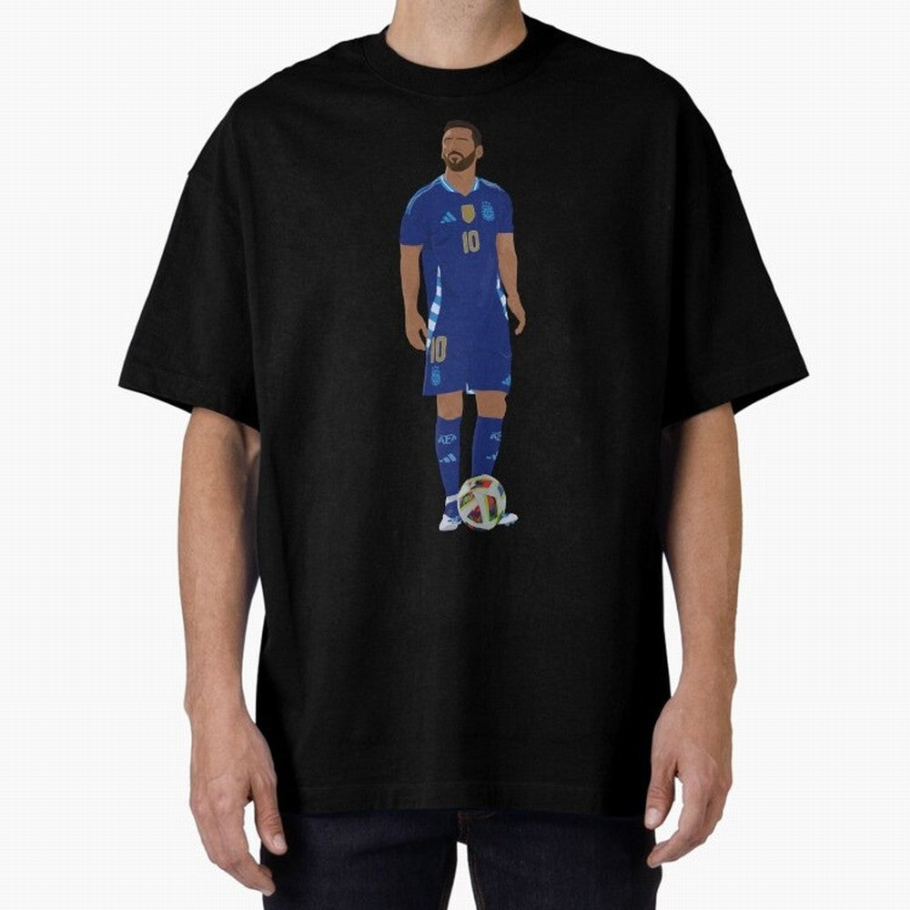 Leo Messi Classic T-Shirt Honor Football Greatness during Global Football Passion for FIFA World Cup 2026, Highlighting Cristiano Ronaldo, Haaland and CR7, France, Sports Nostalgia, International Competition, Famous Players and Unforgettable
