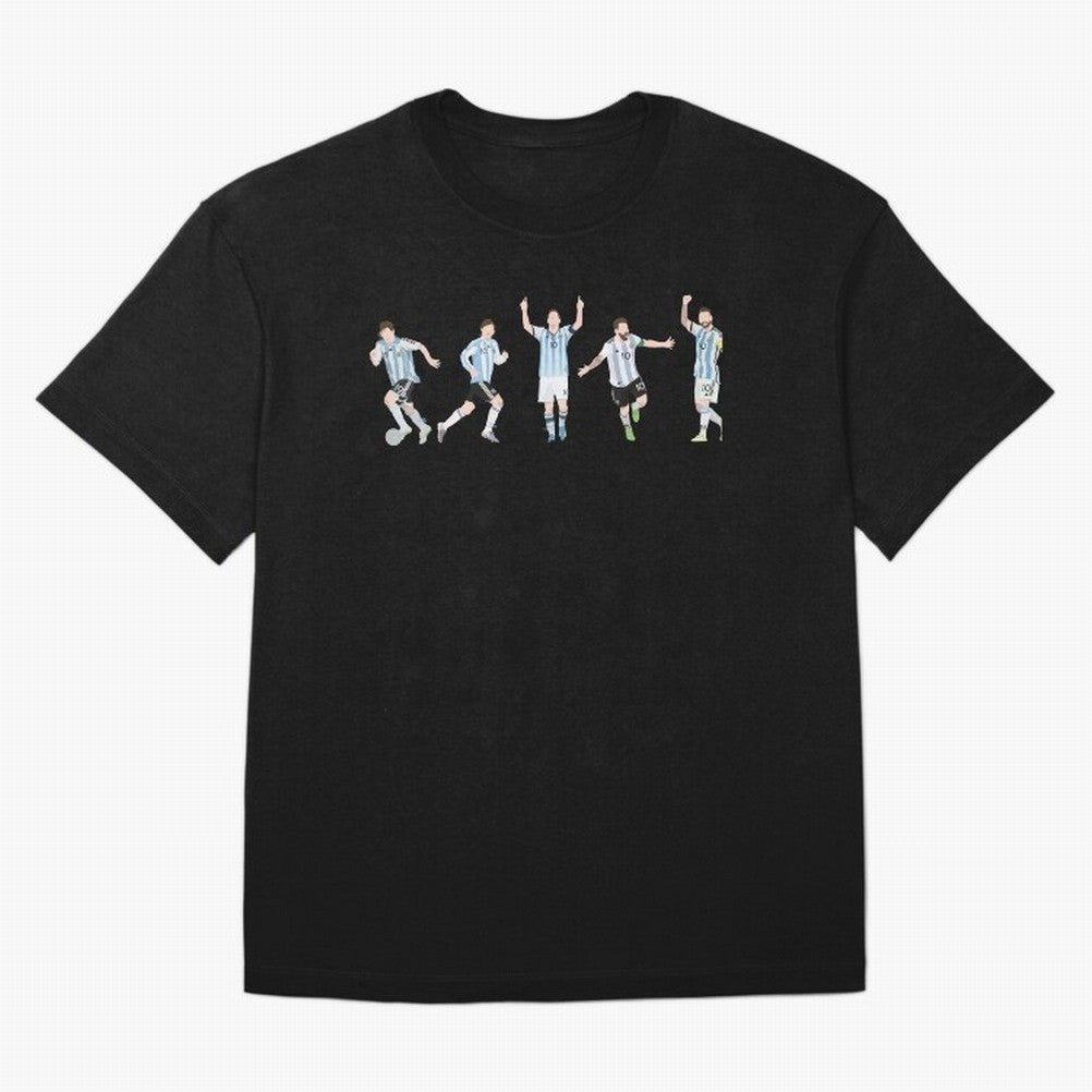 Messi in the World Cups since 2006 Oversized T-Shirt Capture Stadium Memories from Global Football Passion for FIFA World Cup 2026 Group Stage, Made for Messi and Cristiano Ronaldo, France, Match Day Excitement, Supporter Culture, Golden Goals and