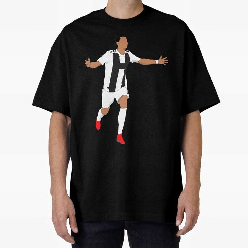 Ronaldo Oversized T-Shirt Support FIFA World Cup 2026 USA Canada Mexico Spirit, Featuring Brazil, CR7 and Messi, Global Supporter Spirit, Legendary Goals, National Colors and Tournament Celebration; Created for Match Day Parties, Soccer Gifts, Fan
