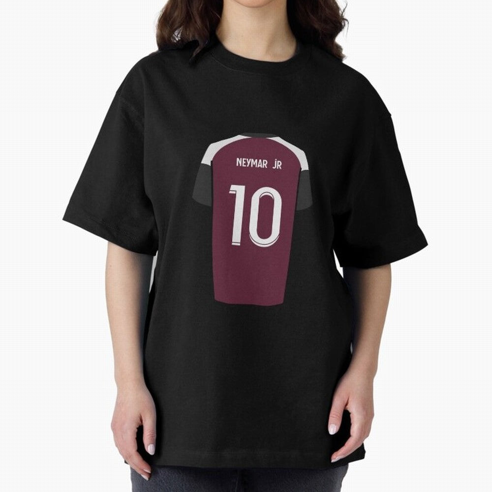 Neymar 2020/21 Jersey Oversized T-Shirt Cheer for FIFA World Cup 2026 Capturing CR7 and Messi, Brazil Energy, Classic Soccer Heritage, Championship Pressure, Fan Loyalty and International Pride; Made for Die Hard Supporters, Soccer Lovers, Game Day