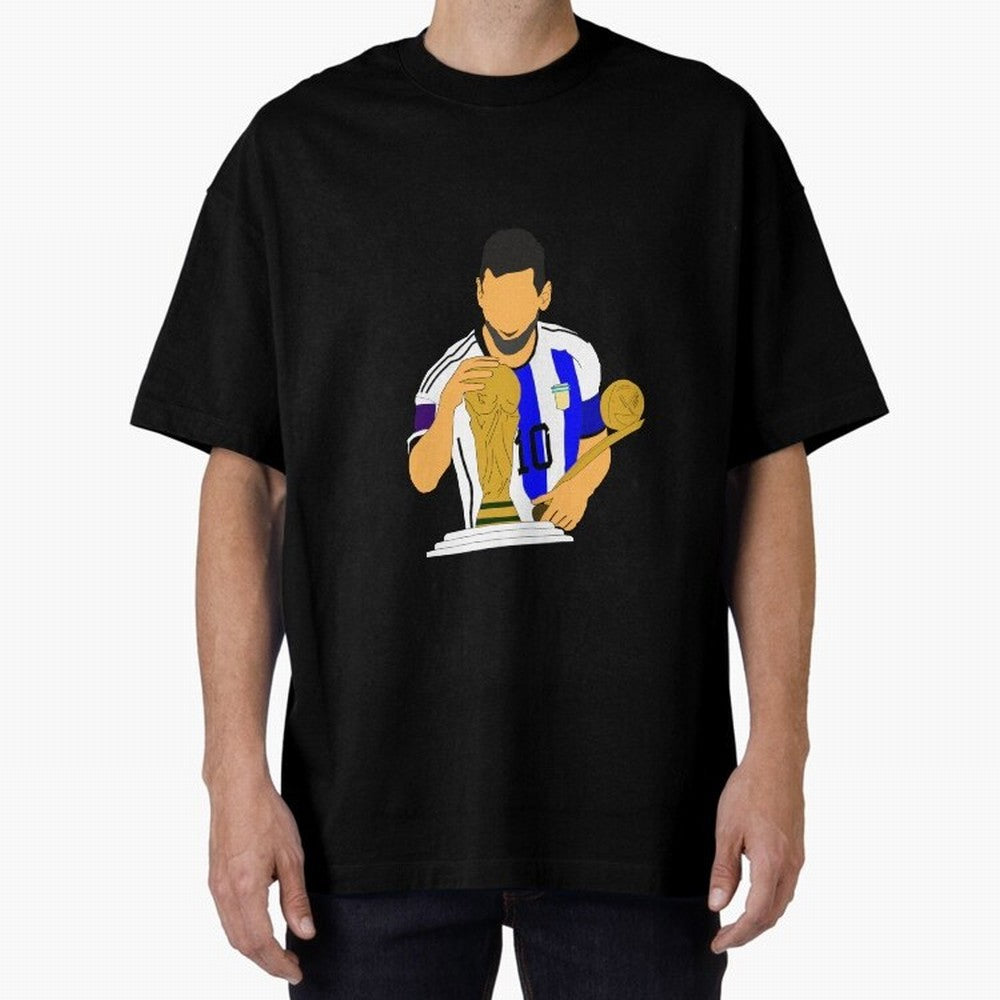 lionel messi Oversized T-Shirt Bring World Football Passion into Global Football Passion for FIFA World Cup 2026 USA Canada Mexico, Capturing Cristiano Ronaldo, England and Germany, Stadium Memories, Football Loyalty, International Chants and