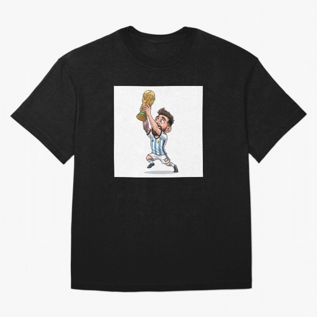 Lionel Messi Oversized T-Shirt Celebrate Classic Football Spirit in the FIFA World Cup 2026 USA Canada Mexico Journey through Neymar, Haaland and Cristiano Ronaldo Highlights, England and Germany Pride, Tournament Hype, Historic Matchups, Family