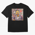 Messi art Oversized T-Shirt Show Fan Pride Across Match Day Hype around FIFA World Cup 2026, Mbappe and Neymar, Germany, Retro Football Energy, Iconic Rivalries, Trophy Chase Drama and Stadium Atmosphere; Built for Supporters Chasing Trophy Dreams,