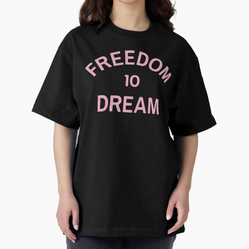 Freedom 10 Dream Oversized T-Shirt Celebrate Supporters United by the FIFA World Cup 2026 Journey through Haaland Highlights, France Pride, Classic Soccer Heritage, Championship Pressure, Fan Loyalty and International Pride; Ideal for Football