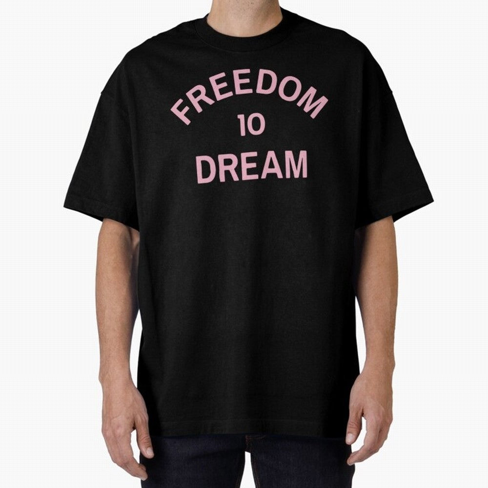 Freedom 10 Dream Oversized T-Shirt Celebrate Supporters United by the FIFA World Cup 2026 Journey through Haaland Highlights, France Pride, Classic Soccer Heritage, Championship Pressure, Fan Loyalty and International Pride; Ideal for Football