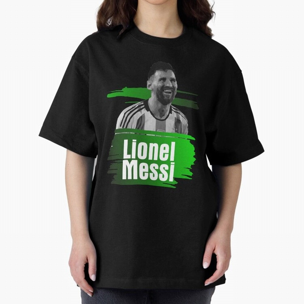 Lionel Messi Oversized T-Shirt Honor FIFA World Cup 2026 USA Canada Mexico for Fans of Messi, Neymar and Mbappe and England, Bringing Football History, Final Match Energy, Crowd Noise and Once in a Lifetime Moments; Perfect for Supporters Who Want