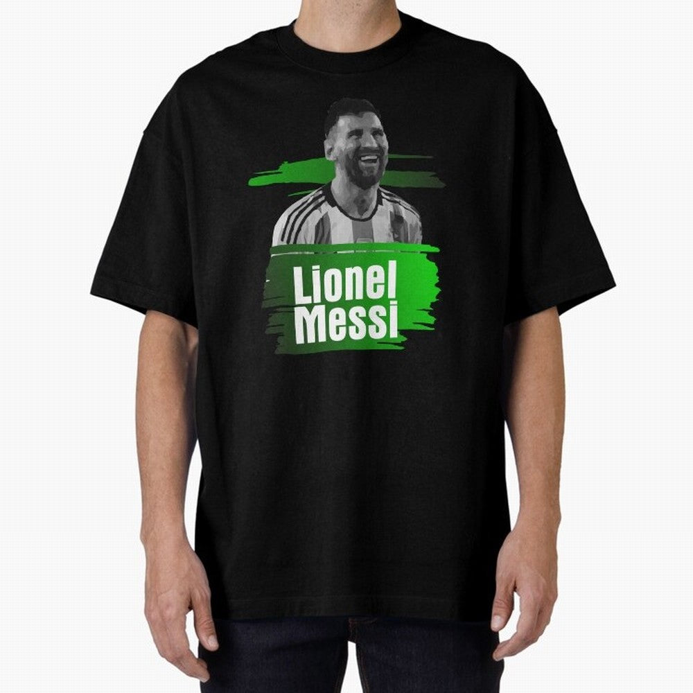 Lionel Messi Oversized T-Shirt Honor FIFA World Cup 2026 USA Canada Mexico for Fans of Messi, Neymar and Mbappe and England, Bringing Football History, Final Match Energy, Crowd Noise and Once in a Lifetime Moments; Perfect for Supporters Who Want