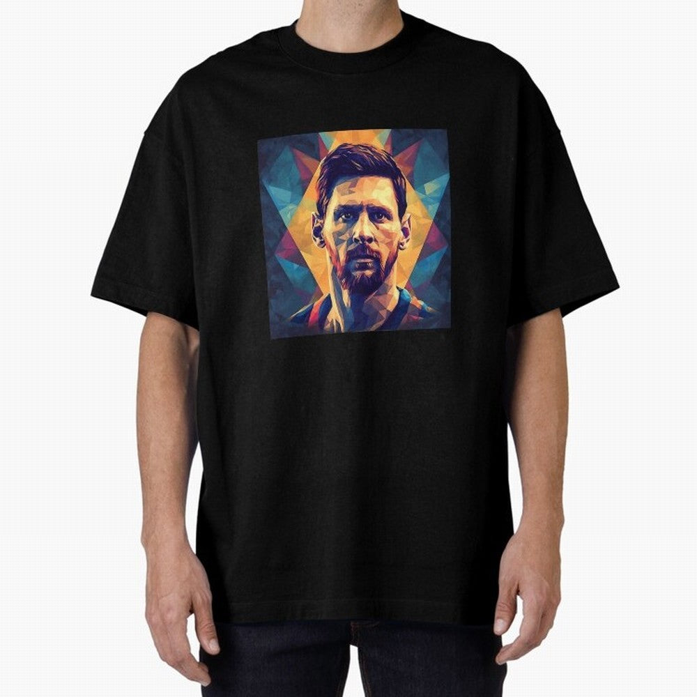 Lionel Messi Portrait Vector Classic T-Shirt Turn Football Passion into FIFA World Cup 2026 Made for Neymar, Haaland and Cristiano Ronaldo, Spain Energy, Stadium Memories, Football Loyalty, International Chants and Championship Tradition; Ideal for