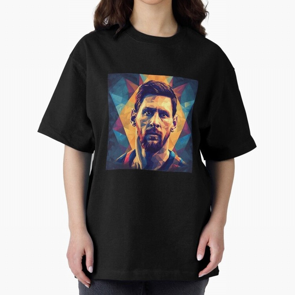 Lionel Messi Portrait Vector Classic T-Shirt Turn Football Passion into FIFA World Cup 2026 Made for Neymar, Haaland and Cristiano Ronaldo, Spain Energy, Stadium Memories, Football Loyalty, International Chants and Championship Tradition; Ideal for
