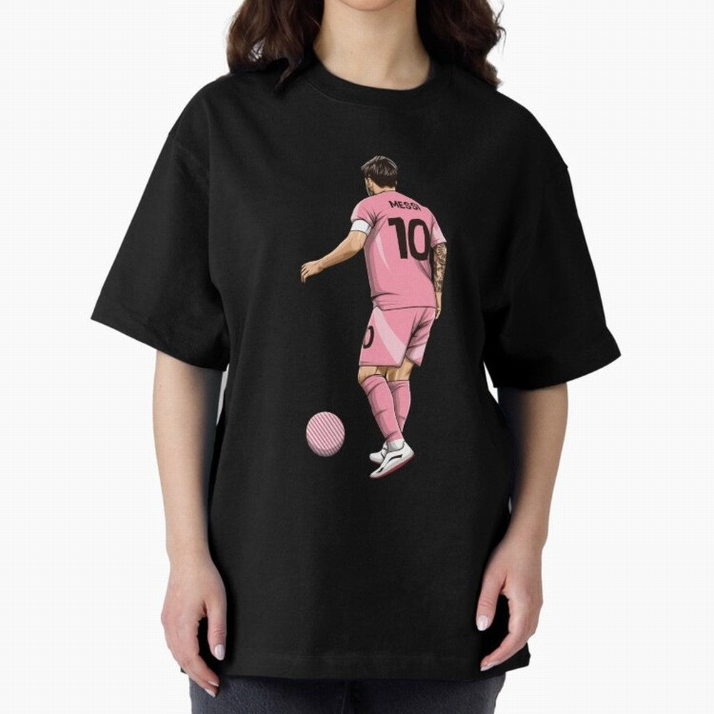 Lionel Messi Oversized T-Shirt Fuel the FIFA World Cup 2026 USA Canada Mexico Journey through Haaland and Mbappe Highlights, England and Germany Pride, Fan Favorite Moments, National Team Passion, Big Match Drama and Soccer History; Ideal for