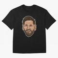 messi cartoon face Classic T-Shirt Feel Global Football Passion for FIFA World Cup 2026 USA Canada Mexico, Featuring CR7 and Messi, France and Portugal, Football Festival Excitement, Trophy Ambitions, Country Rivalries and Star Player Buzz; Great