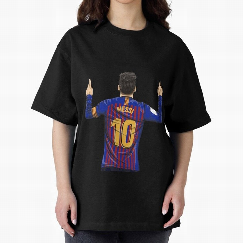 Lionel Messi Barcelona's Version Classic T-Shirt Discover Match Day Hype around FIFA World Cup 2026, Messi, Brazil, Portugal and Argentina, Fan Favorite Moments, National Team Passion, Big Match Drama and Soccer History; Perfect for Fans,
