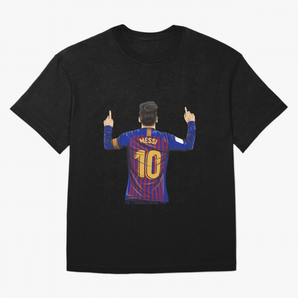 Lionel Messi Barcelona's Version Classic T-Shirt Discover Match Day Hype around FIFA World Cup 2026, Messi, Brazil, Portugal and Argentina, Fan Favorite Moments, National Team Passion, Big Match Drama and Soccer History; Perfect for Fans,