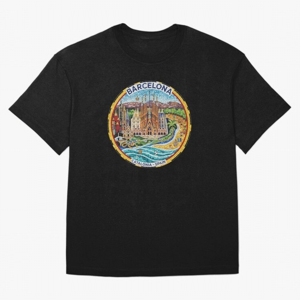 BARCELONA Oversized T-Shirt Bring Bold Fan Energy to Match Day Hype around FIFA World Cup 2026, Haaland, Portugal, Stadium Chants, National Pride, Trophy Dreams and Unforgettable Football Memories; Ideal for Fans Who Follow Messi, Cristiano