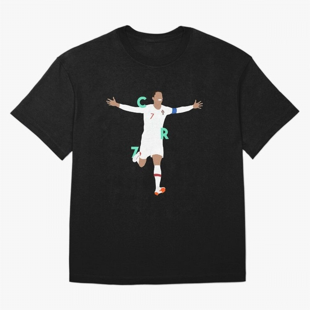 CR7 (Mint Green) Classic T-Shirt Celebrate Supporters United by FIFA World Cup 2026 USA Canada Mexico with Neymar, Argentina and Brazil Energy, Championship Spirit, Famous Goals, Roaring Crowds and International Football Unity; Ideal for Passionate