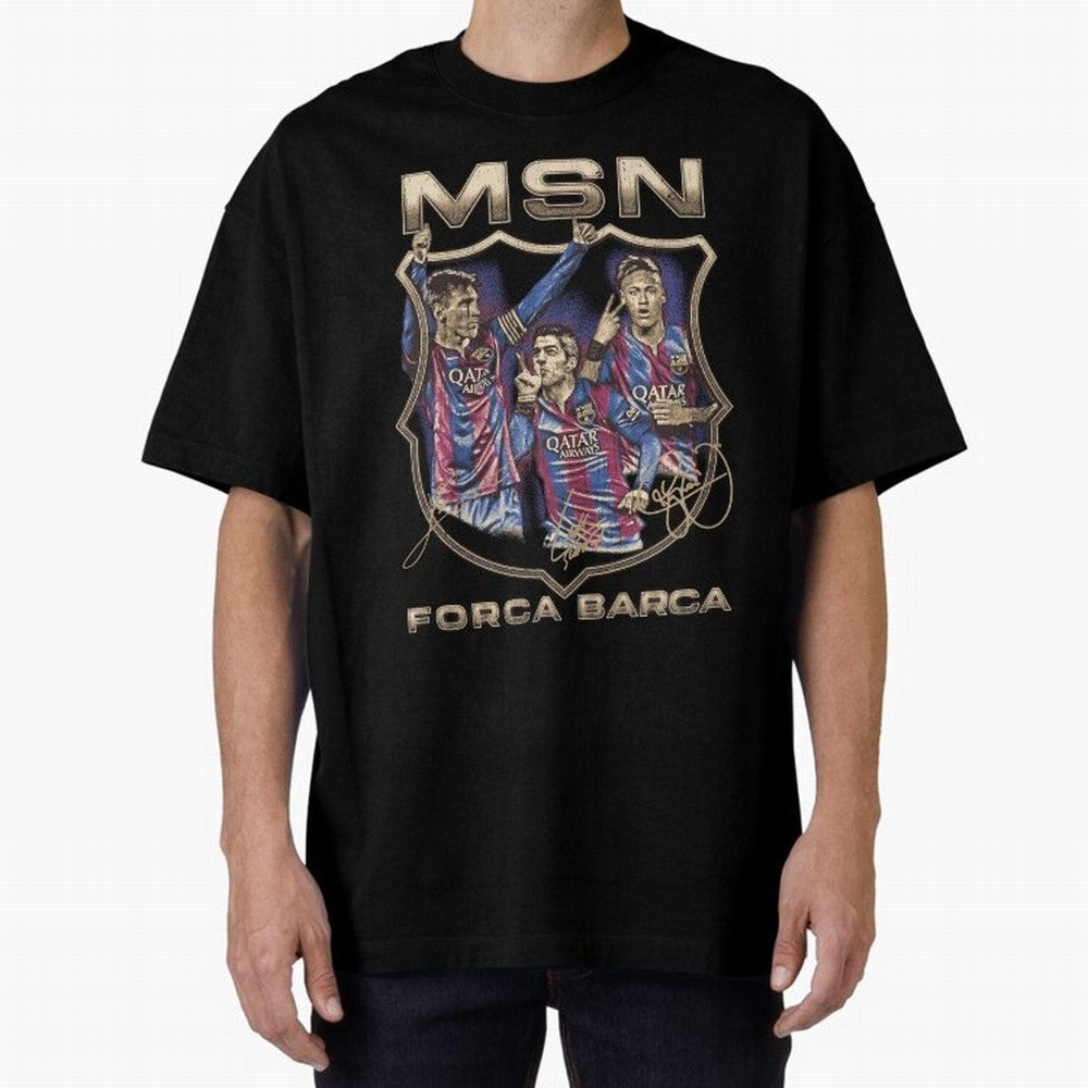 MSN of Barcelona Classic T-Shirt Join the Global Buzz around the FIFA World Cup 2026 USA Canada Mexico Journey through CR7 and Messi Highlights, Brazil Pride, Football Passion, Legendary Performances, Festival Vibes and Supporter Community; Ideal