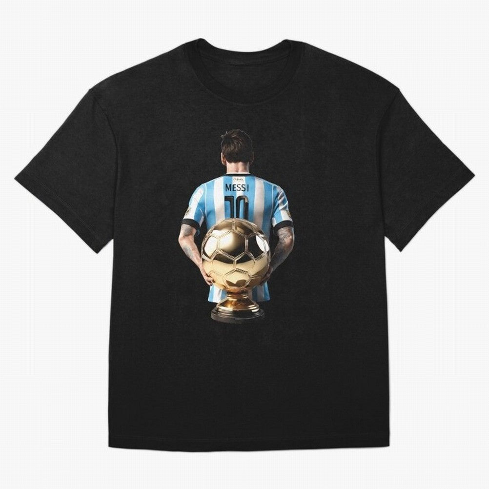 Soccer football lionel messi Barcellona Argentina illustration Oversized T-Shirt Carry the Dream of FIFA World Cup 2026 USA Canada Mexico Celebrating Mbappe, Portugal, Spain and Germany Energy, Match Day Excitement, Supporter Culture, Golden Goals