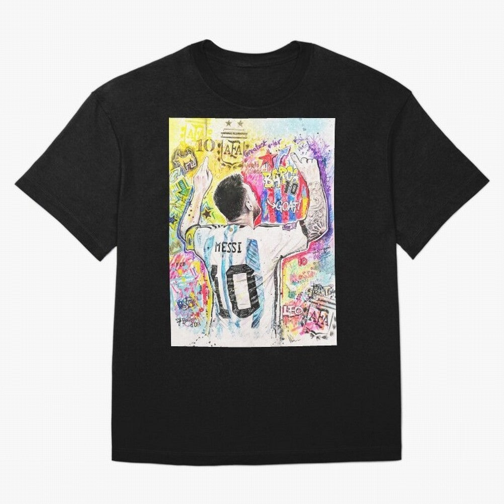 Lionel Messi Oversized T-Shirt Spotlight the FIFA World Cup 2026 USA Canada Mexico Journey through Mbappe Highlights, Argentina Pride, Game Day Rituals, Football Legends, Country Pride and the Road to the Final; Ideal for Fans Who Follow Messi,