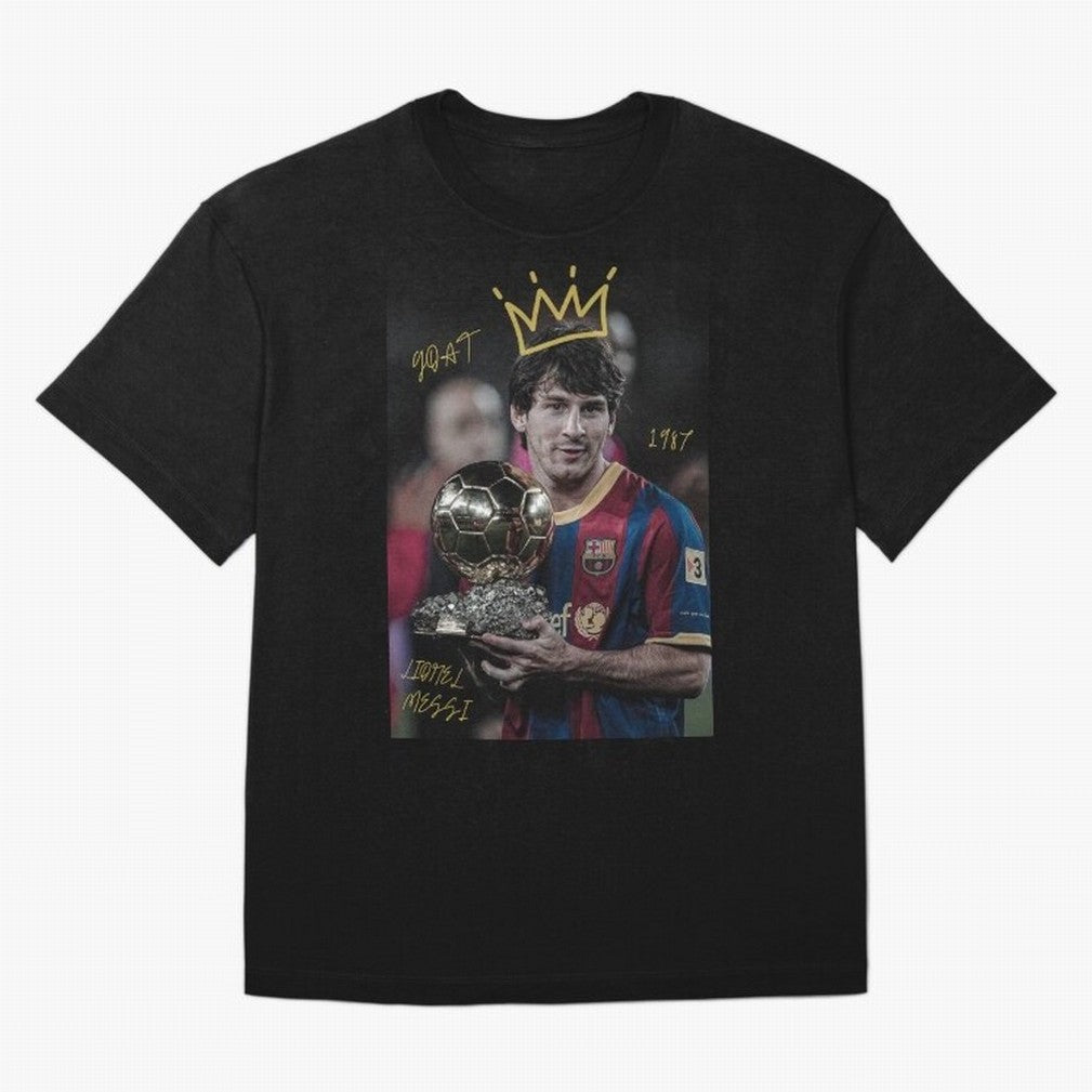 Lionel Messi - GOAT Classic T-Shirt Showcase the FIFA World Cup 2026 Group Stage Journey through Cristiano Ronaldo Highlights, England Pride, Soccer Culture, Superstar Moments, National Team Dreams and Competitive Fire; Ideal for Football Dads,