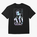 Lionel Messi Holographic Style Portrait art illustration Classic T-Shirt Celebrate the Stars of the FIFA World Cup 2026 Group Stage Journey through Neymar, Haaland and Cristiano Ronaldo Highlights, Spain and Netherlands Pride, Stadium Chants,