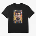 Lionel Messi Oversized T-Shirt Celebrate Supporters United by FIFA World Cup 2026 for Fans of Mbappe and Neymar and France and Portugal, Bringing Football Festival Excitement, Trophy Ambitions, Country Rivalries and Star Player Buzz; Ideal for