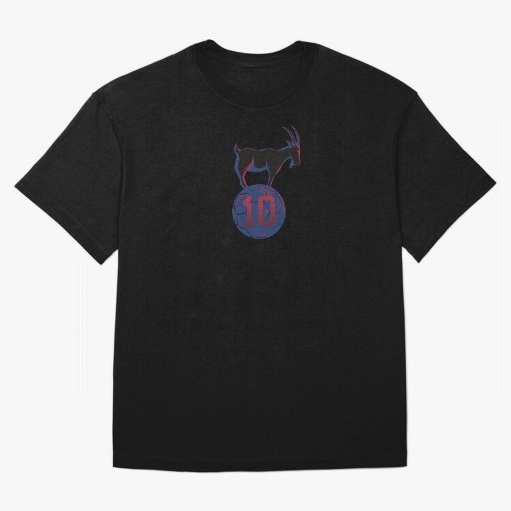 Messi 10 GOAT (Blue Soccer Ball FCB Futbol) Classic T-Shirt Honor the Football Icons of FIFA World Cup 2026 Group Stage for Fans of Messi, Neymar and Mbappe and Germany, Bringing Fan Favorite Moments, National Team Passion, Big Match Drama and