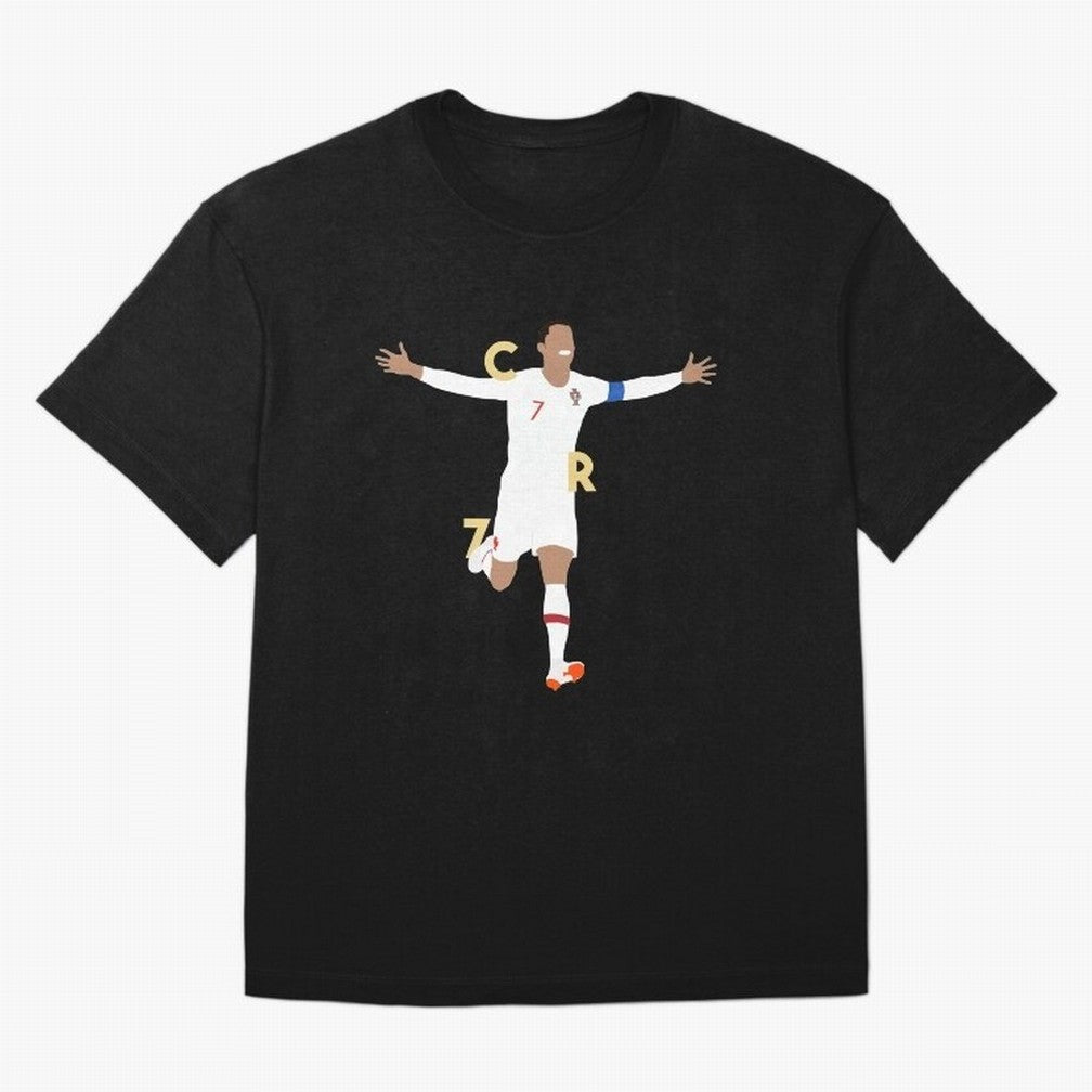 CR7 (Gold) Classic T-Shirt Carry National Pride through the FIFA World Cup 2026 Journey through Mbappe and Neymar Highlights, England Pride, Champion Mindset, Group Stage Buzz, Knockout Tension and Passionate Fan Culture; Ideal for Fans Who Follow