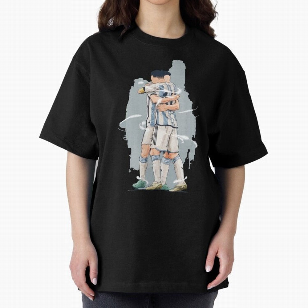 Messi with his fan Julian Alvarez World Cup 2022 Classic T-Shirt Enjoy Global Football Passion for FIFA World Cup 2026 USA Canada Mexico, Capturing Messi and Cristiano Ronaldo, Argentina, Soccer Culture, Superstar Moments, National Team Dreams and