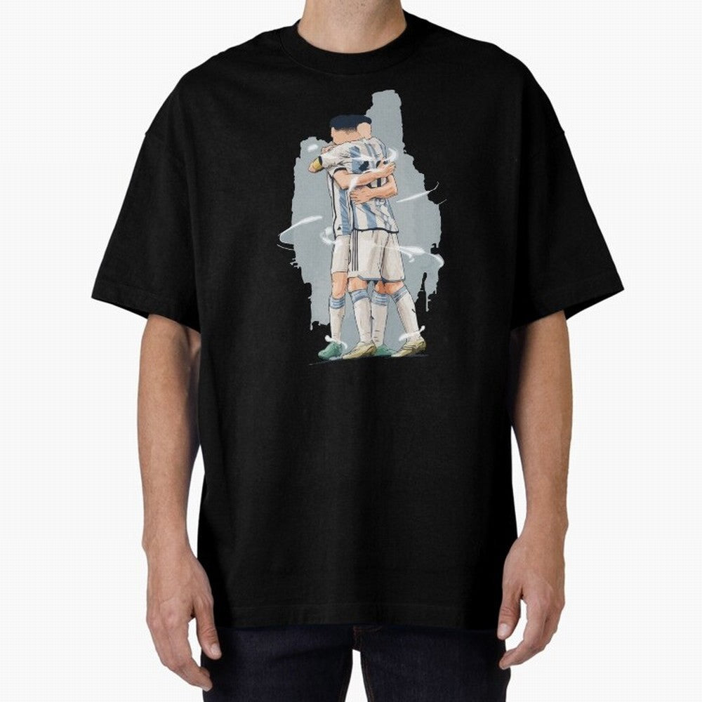 Messi with his fan Julian Alvarez World Cup 2022 Classic T-Shirt Enjoy Global Football Passion for FIFA World Cup 2026 USA Canada Mexico, Capturing Messi and Cristiano Ronaldo, Argentina, Soccer Culture, Superstar Moments, National Team Dreams and
