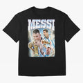 Messi Champion Vintage Retro Design Classic T-Shirt Carry Global Football Passion for FIFA World Cup 2026 USA Canada Mexico, Centered on CR7, Spain, Soccer Culture, Superstar Moments, National Team Dreams and Competitive Fire; Ideal for Fans Who