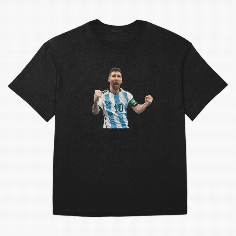 Messi World Champion #2 Oversized T-Shirt Celebrate Soccer Greatness during Global Football Passion for FIFA World Cup 2026 Group Stage, Centered on CR7, Argentina, Fan Favorite Moments, National Team Passion, Big Match Drama and Soccer History;