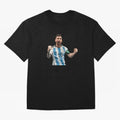 Messi World Champion #2 Oversized T-Shirt Celebrate Soccer Greatness during Global Football Passion for FIFA World Cup 2026 Group Stage, Centered on CR7, Argentina, Fan Favorite Moments, National Team Passion, Big Match Drama and Soccer History;