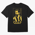 Lionel Messi Golden Style Portrait art illustration Classic T-Shirt Spotlight FIFA World Cup 2026 Made for Mbappe, Spain and Netherlands Energy, Retro Football Energy, Iconic Rivalries, Trophy Chase Drama and Stadium Atmosphere; Ideal for Football
