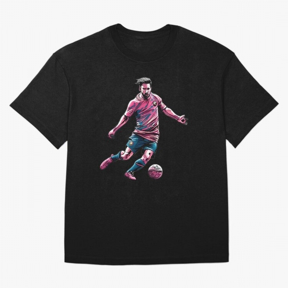 Lionel Messi watercolor drawing Classic T-Shirt Feel the Roar of the FIFA World Cup 2026 Journey through Messi, Neymar and Mbappe Highlights, France Pride, Soccer Culture, Superstar Moments, National Team Dreams and Competitive Fire; Great for