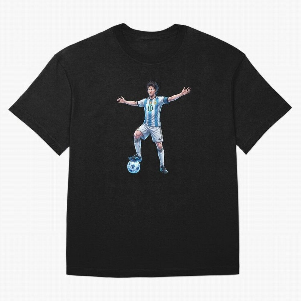 The GOAT | Anime style Classic T-Shirt Celebrate Classic Football Spirit in the FIFA World Cup 2026 USA Canada Mexico Journey through Neymar Highlights, Argentina, France and Brazil Pride, Stadium Chants, National Pride, Trophy Dreams and