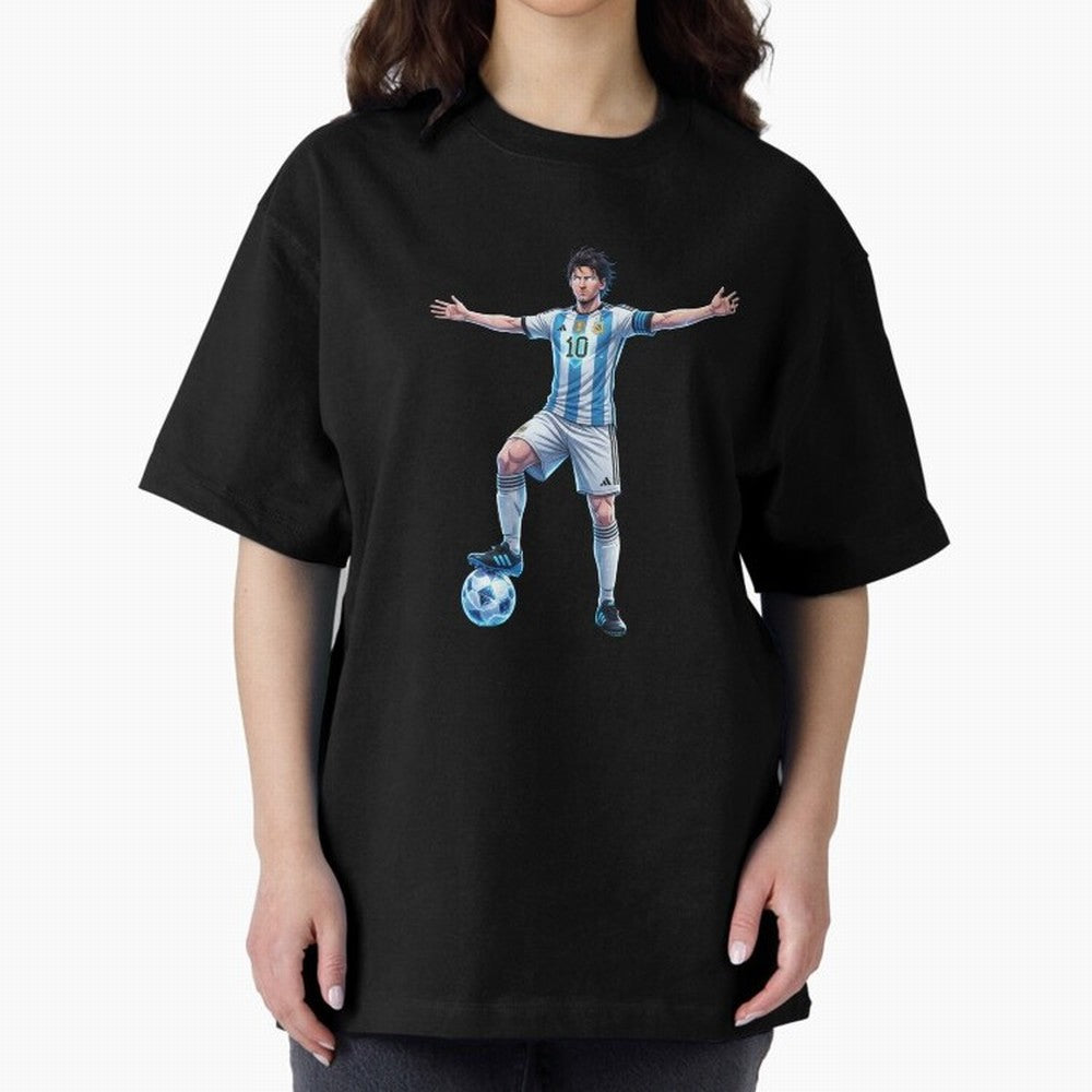 The GOAT | Anime style Classic T-Shirt Celebrate Classic Football Spirit in the FIFA World Cup 2026 USA Canada Mexico Journey through Neymar Highlights, Argentina, France and Brazil Pride, Stadium Chants, National Pride, Trophy Dreams and
