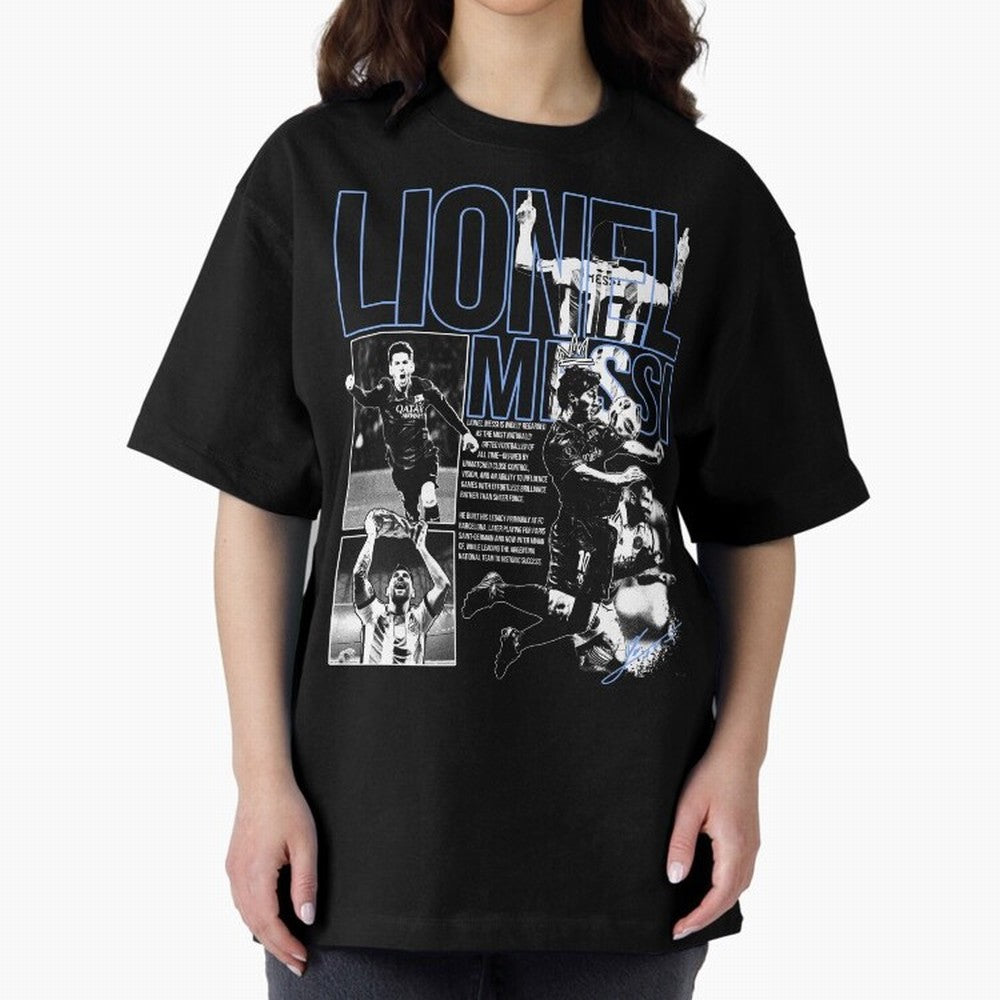 Lionel Messi Vintage Graphic Essential T-Shirt Show Your Love for FIFA World Cup 2026 Group Stage for Fans of Messi, CR7 and Mbappe and Brazil, Portugal and Argentina, Bringing Championship Spirit, Famous Goals, Roaring Crowds and International