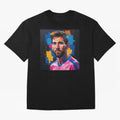 Vibrant Artistic Portrait of Lionel Messi (GOAT) - Digital painting (Version 4) Classic T-Shirt Treasure FIFA World Cup 2026 Group Stage Highlighting Haaland and Mbappe, Portugal, Spain and Germany Energy, Fan Favorite Moments, National Team