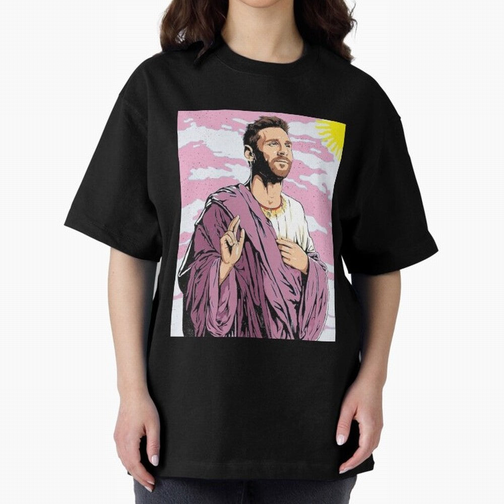 Messi the best Oversized T-Shirt Bring International Match Energy to FIFA World Cup 2026 Celebrating Mbappe, Brazil, Portugal and Argentina Energy, Match Day Excitement, Supporter Culture, Golden Goals and Global Football Passion; Great for Watch
