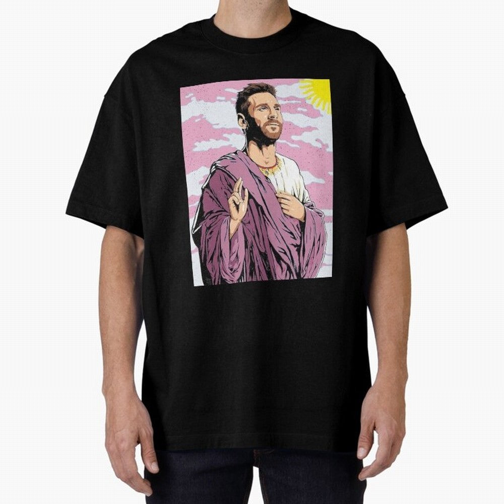 Messi the best Oversized T-Shirt Bring International Match Energy to FIFA World Cup 2026 Celebrating Mbappe, Brazil, Portugal and Argentina Energy, Match Day Excitement, Supporter Culture, Golden Goals and Global Football Passion; Great for Watch