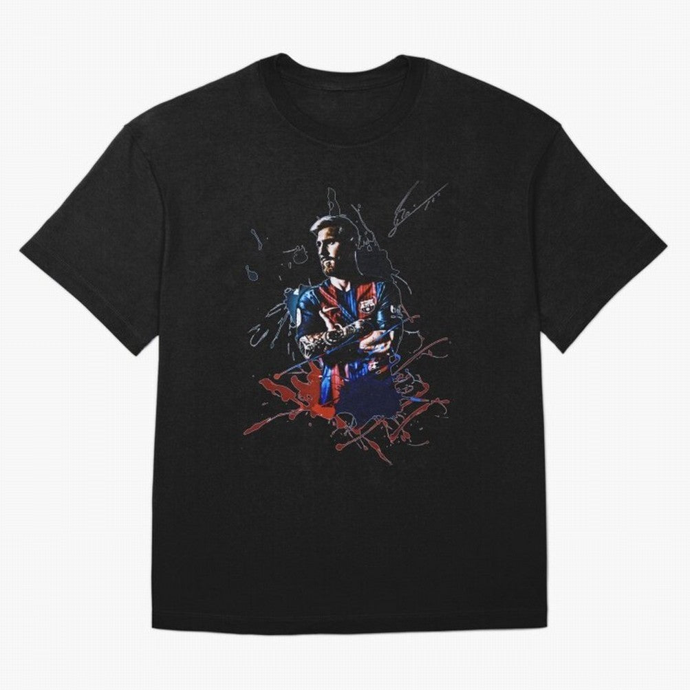 Lionel Messi Design with Signature Classic T-Shirt Fuel Global Football Passion for FIFA World Cup 2026, Centered on Haaland, England, France and Netherlands, Tournament Hype, Historic Matchups, Family Viewing Parties and Global Sports Pride; Great