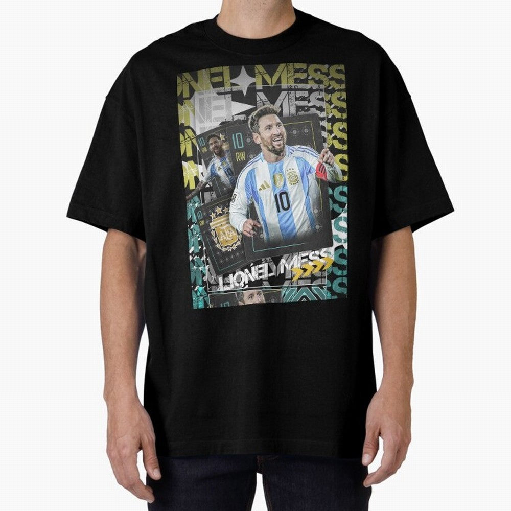Lionel Messi Argentina Maestro Trading Card Cinematic Poster Classic T-Shirt Capture FIFA World Cup 2026 USA Canada Mexico Spirit, Filled with France and Portugal, Messi and Cristiano Ronaldo, Fan Favorite Moments, National Team Passion, Big Match