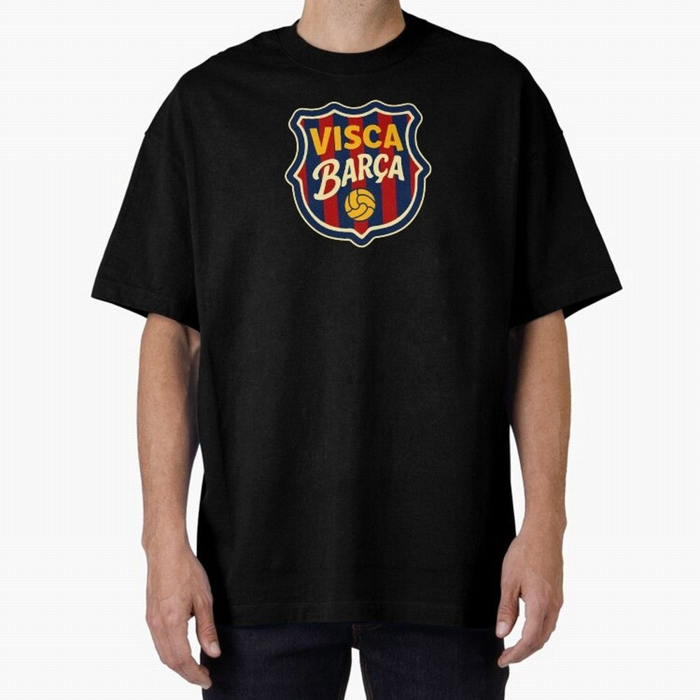 BAR-CE-LON-A Logo FC Merchandise Classic T-Shirt Carry the Colors and Pride of Match Day Hype around FIFA World Cup 2026, Neymar, Argentina and Brazil, Championship Spirit, Famous Goals, Roaring Crowds and International Football Unity; Made for Die